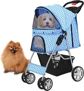 TH-PSP-198 Nouveau Modèle Smart Pet Poussette Chariot 360 Degrés Rotation Robuste Cadre Pet Carriers & Voyage Produit Fournisseur - Product Image 6