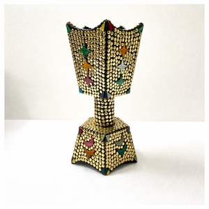 Quemador de Incienso Árabe de Latón Refinado con Arte Tradicional y Forma Moderna Elegante, Uso Religioso, Diseño Ecológico Hecho a Mano - Product Image 6