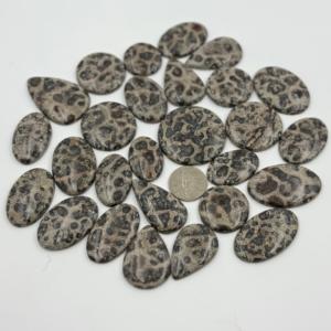 AAA + de alta calidad 100% Natural Goyal exporta piel de víbora cabujón de jaspe piedras preciosas sueltas fabricación de joyas tamaño personalizado mezcla varios - Product Image 4