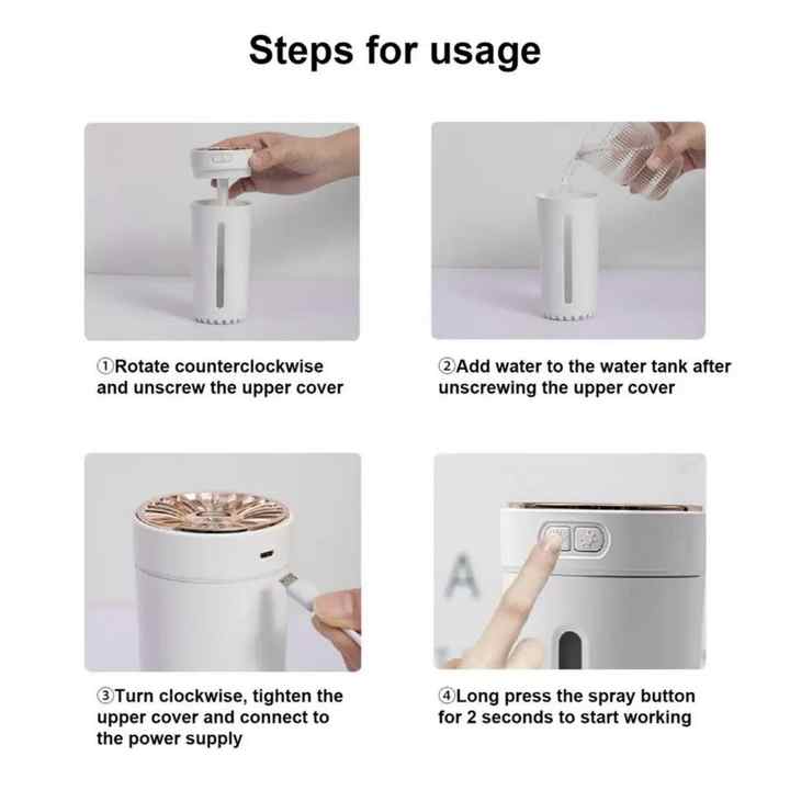 Humidifier White Air Humidifier Steam Machine