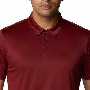 Meilleure qualité hommes pour Polo haute demande séchage rapide extensible évacuation de l'humidité à manches courtes motif solide Polyester pour garçons - Product Image 6