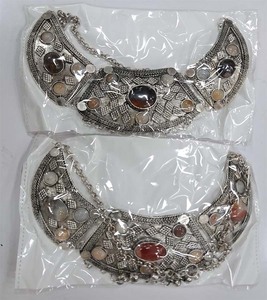 Collier en laiton métallique pour femmes, style bohème, bijoux de mode en provenance d'Inde, GC-NK-594 - Product Image 2