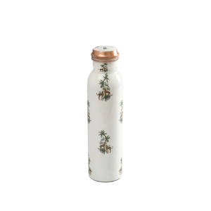 Trendsetting New Elegant Enamel Printing Design Copper Water Bottle Ayurveda Bottle in Pure Copper Water Bottles <b>for</b> <b>Sale</b> - Product Image 2