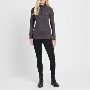 Chemises d'équitation imprimées de haute qualité en gros pour femmes, hauts d'équitation à demi-zip, couches de base, séchage rapide, légers, pour femmes - Product Image 2