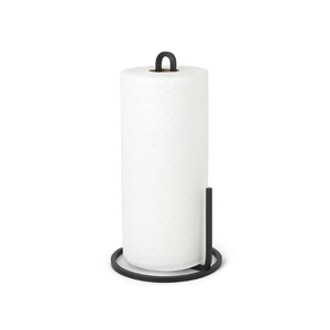Floral Design Iron Metal Black Tissue <b>Paper</b> Holder Standing Type For Home <b>Kitchen</b> Countertop Decor Towel <b>Paper</b> Holder - Product Image 5
