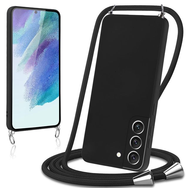 Crossbody Lanyard Strap Phone Cases for Samsung Galaxy S21 S22 S23 S24 S25 Shockproof Silicone Back Cover Waterproof Shell