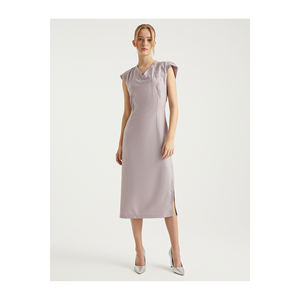 ชุดเดรสผ้าผสมวิสโคสปักลายดอกไม้ BGN ผลิตในตุรกี - สง่างามและมีสไตล์ - Product Image 2