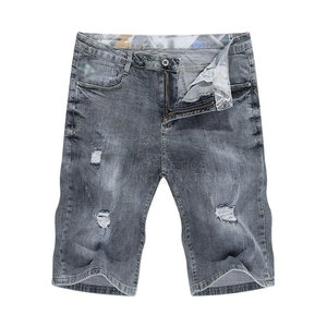 Shorts thaïlandais pour hommes à taille élastique confortable, vente en ligne, shorts en jean légers en gros, fabriqués au Pakistan - Product Image 1