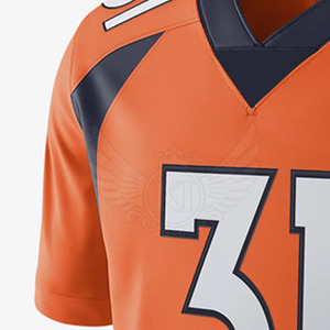 Vente directe d'usine Maillot de football américain à manches courtes Nouveau style Vêtements de sport pour hommes Maillot de football américain - Product Image 5