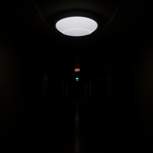 Lampe d'urgence UPLED blanche 21x8cm modèle 4341F, autonomie 1 heure - Product Image 3