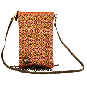 New Arrival Aztec Printed Stylish Sling bag for Women latest designer sling bag digital print sling bag with Aztec print