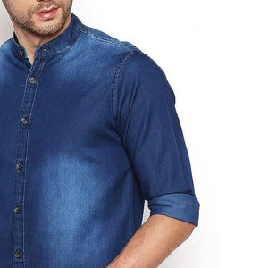 Winter New Style <b>Men's</b> Large Size Denim <b>Shirts</b> Casual Style Fashion Denim <b>Shirt</b> Male Solid Color OEM <b>Men</b> <b>Jeans</b> <b>Shirts</b> - Product Image 6