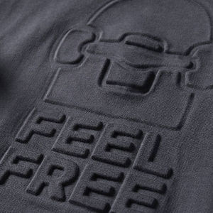 Sweats à capuche gaufrés personnalisés Streetwear décontracté pour hommes personnalisé réglable Basics coton mélangé conception personnalisée sweats à capuche gaufré - Product Image 4