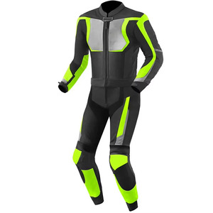 Combinaison de moto personnalisée pour hommes Nouveau design en cuir véritable Vêtements de sport coupe-vent Combinaison de moto de meilleure qualité - Product Image 6