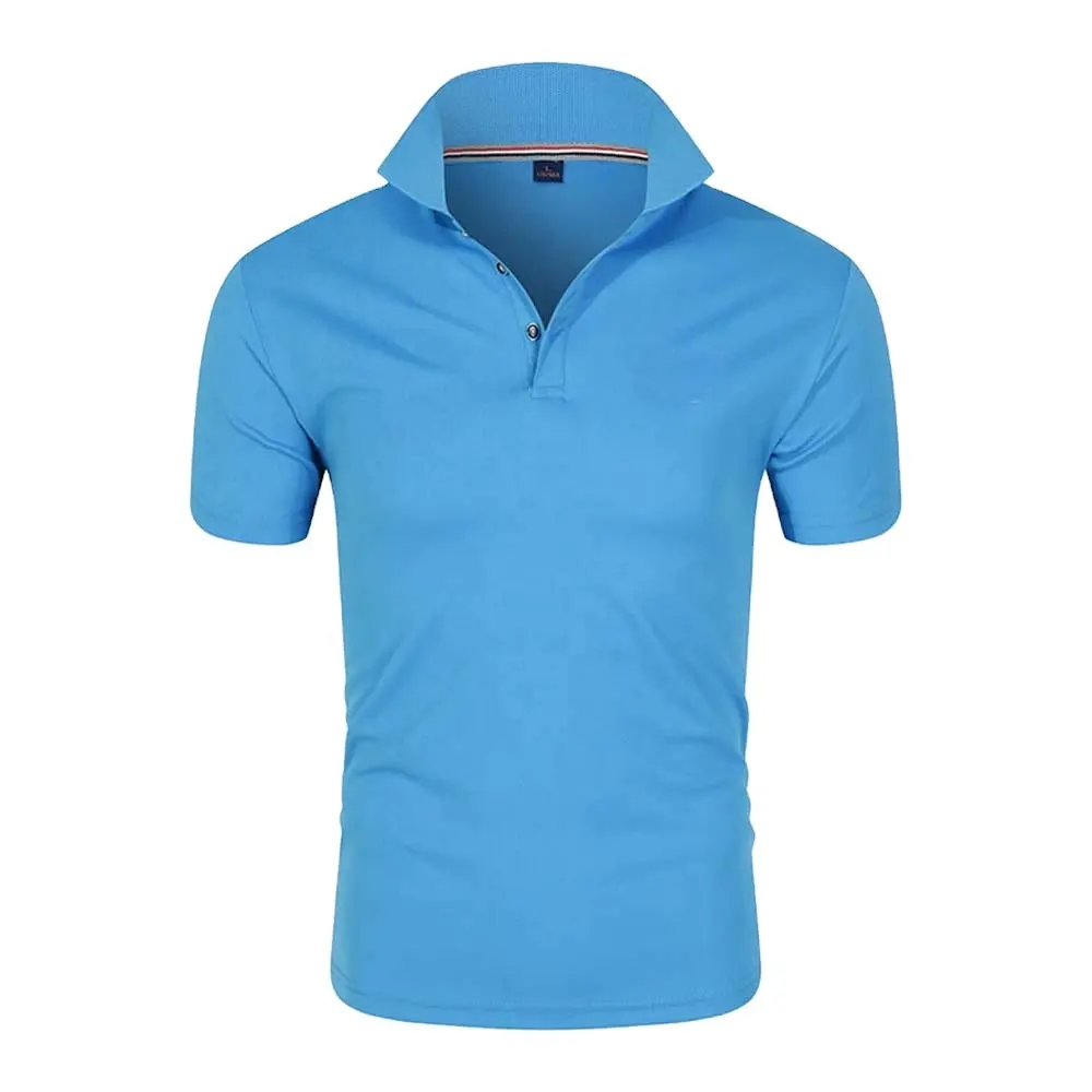 Fábrica feita Preço Barato Camisa Polo De Golfe Unisex Esportes Secagem Rápida Slim Fit Plain Algodão Orgânico Bordado Camisa Polo