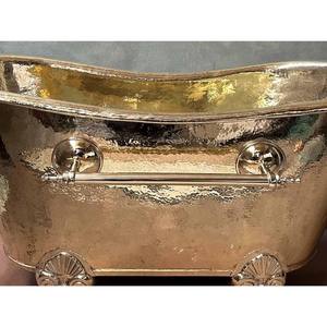 Brass luxurious bath tub timeless appeal of copper ensures it never goes out of style housewarming gifts luxurious item - Product Image 3