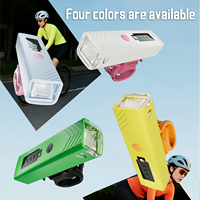 Phare de vélo rechargeable USB-C 2000 mAh, fixation rapide, étanche, LED, multi-modes pour VTT, vélo de route, cyclisme nocturne