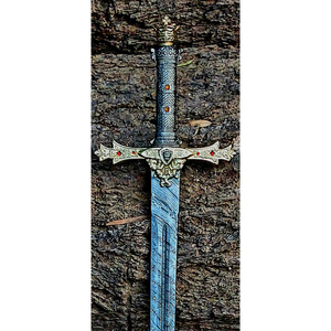 ดาบเหล็กดามัสกัสทำมือแบบกำหนดเอง - Product Image 4