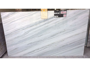 Dalles de marbre blanc en gros, grande taille, surface polie, écologiques, pour salon moderne, salle de bain, villa, salle à manger - Product Image 2