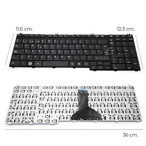 Clavier virtuel rétroéclairé RGB en plastique pour ordinateur portable Toshiba, compatible C655 C655d C650 L655 L655d L750, russe, français - Product Image 3