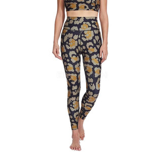 Precio de fábrica, mallas de Yoga con cintura elástica, diseño de logotipo personalizado, mallas de Yoga, venta al por mayor, mallas de Yoga más vendidas - Product Image 1