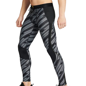 Leggings de compression ajustés pour hommes, séchage rapide, pour l'entraînement sportif en intérieur/extérieur - Product Image 2
