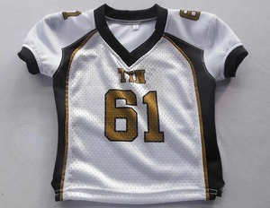 OEM Service High Quality Custom Made 100% <b>Polyester</b> American Football Digital Print Breathable Anti-Bacterial Wholesale Plus - Product Image 1