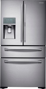 ¡SELLADO! Refrigerador Samsung de 4 Puertas con Puerta Francesa, Acero Inoxidable, Sin Escarcha, Eléctrico, Capacidad de 400-499L, Clase Energética - Product Image 3