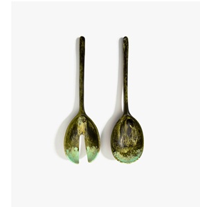 Ustensiles à salade écologiques de couleur ivoire, lavables au lave-vaisselle, pour la maison et la cuisine, fabriqués en Inde, vente chaude - Product Image 4