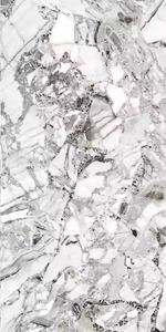 Volga กระเบื้องเซรามิกขัดเงาสีขาวขนาด60x120ซม. กระเบื้องพอร์ซเลน600x1200มม. ทันสมัยสำหรับพื้นห้องน้ำและผนังผลิตในอินเดีย - Product Image 2