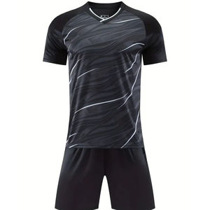 Vêtements d'entraînement personnalisés de haute qualité pour le football américain et le football Survêtements confortables à manches courtes avec techniques imprimées - Product Image 1