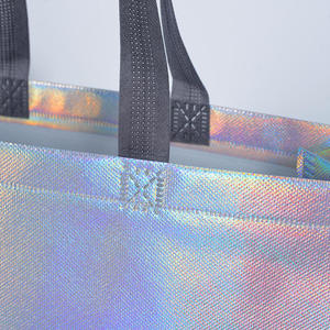 Sacs de courses réutilisables en non-tissé thermosoudés imperméables Unalilia en gros, sacs d'épicerie, logo personnalisé, sacs à main de haute qualité - Product Image 4