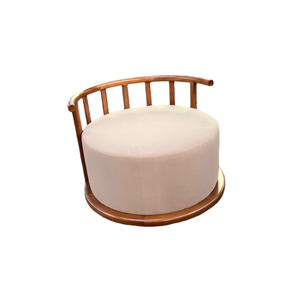 Modern Simple Luxury Round <b>Sofa</b> <b>wooden</b> <b>Frame</b> Living Room Furniture Original From Indonesia - Product Image 2