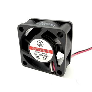 Ventilador de Refrigeración de CC de 40 mm, Fabricado en Taiwán, 5V/12V/24V, con Doble Rodamiento de Bolas, Plástico, OEM Disponible - Product Image 1