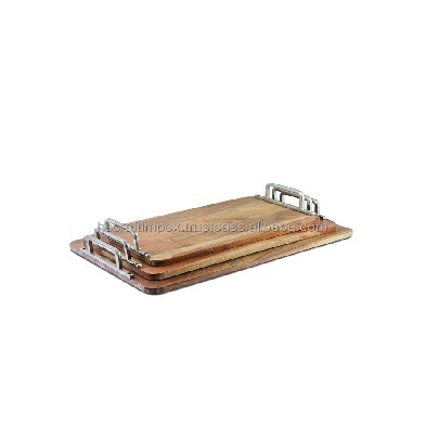 Service Equipment wood tray Kitchen living room food fruit transport tray Manufacturer direct wooden service tray