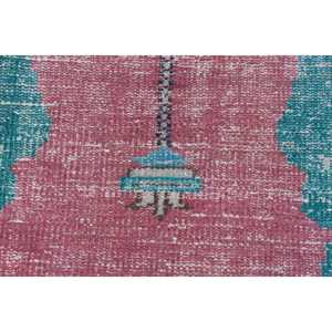 Tapis turc vintage 2,5 x 4,9 pieds, petit tapis, tapis en laine rouge - Product Image 5