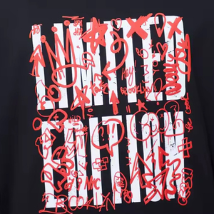 เสื้อยืดผ้าฝ้ายพิมพ์ลายคอกลมทรงพอดีตัวสำหรับผู้ชายเสื้อยืดโอเวอร์ไซส์สไตล์สตรีทแบบ DIY พิมพ์ลาย2025 100% โลโก้ได้ตามต้องการ - Product Image 5