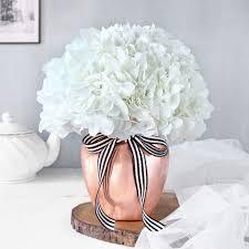 Vase de table rond artisanal style animal, effet toucher réel, urne décorative pour fleurs de mariage, maison, bureau HF Industries - Product Image 2