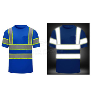 เสื้อทำงานผ้าโพลีเอสเตอร์ทนทาน ระบายอากาศได้ดี มองเห็นได้ชัดเจน เหมาะสำหรับผู้ชาย ใช้ในงานอุตสาหกรรม ปลอดภัย ทนทาน ใช้ได้ทุกวัน - Product Image 4