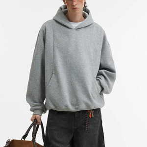 Conjunto Deportivo Personalizable para Hombre, Estilo Urbano, Corte Regular, Pantalones de Felpa, 100% Algodón, Secado Rápido, con Logotipo Estampado, Sudadera con Capucha - Product Image 3