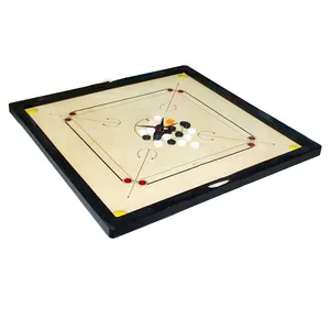 ชุดบอร์ด Carrom ทำจากไม้ธรรมชาติ100% จำหน่ายโดยตรงจากโรงงาน