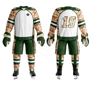 Conjunto de Uniforme de Hockey sobre Hielo para Hombre, Material 2025, 100% Poliéster, Transpirable, Ecológico - Product Image 5