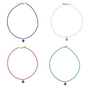 Collier œil de mauvais œil tendance, bijoux élégants - Product Image 2
