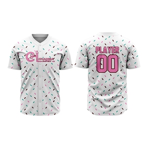 Customized Logo Breathable Quick Dry <b>Light</b> Weight Baseball Uniform Sets Custom Size 100% Polyester High Quality Custom Color - Product Image 3