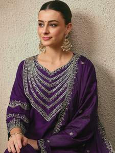 Tissu de robe ethnique quatre saisons en soie romaine jacquard premium brodée avec cordon non tissé, autre - Product Image 5