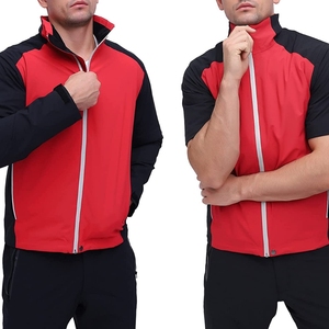 Blouson universitaire personnalisé avec logo, imperméable, coupe-vent, respirant, de haute qualité, pour homme, printemps, sport, couleur unie, vente en gros - Product Image 2