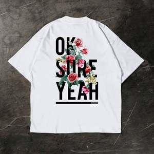 Vente en gros T-shirts graphiques personnalisés de grande qualité à épaules tombantes T-shirts imprimés plein écran pour hommes - Product Image 5