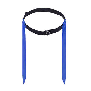 Ceinture de jeu de football américain avec drapeau à tirer, deux rubans, boucle noire, uniforme pour hommes - Product Image 5