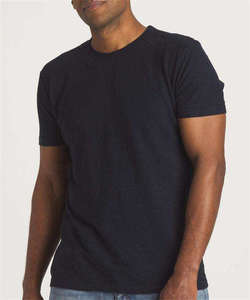 T-shirt décontracté pour homme à col rond et manches courtes, 100 % coton, coupe ample, personnalisable numériquement, écologique, séchage rapide, respirant - Product Image 4