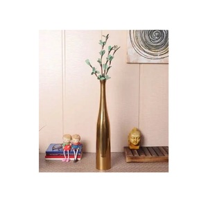 Garden Deco Metal Home Tabletop Hotel Restaurant Decoration Vintage Design Modern Aluminum Flower <b>Vase</b> with Custom Size - Product Image 1